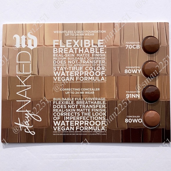 5️⃣/$25!💜Urban Decay Stay Naked Foundation & Concealer SEALED! NEW! - Picture 1 of 16